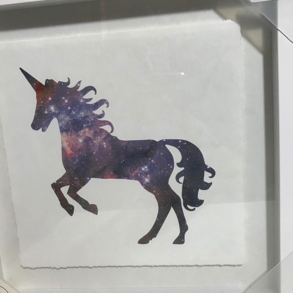 Space Unicorn 12x12 framed print MarmontHill - Picture 9 of 12